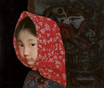 Chino Painting - Yimeng Niña JMJ Niñas Chinas